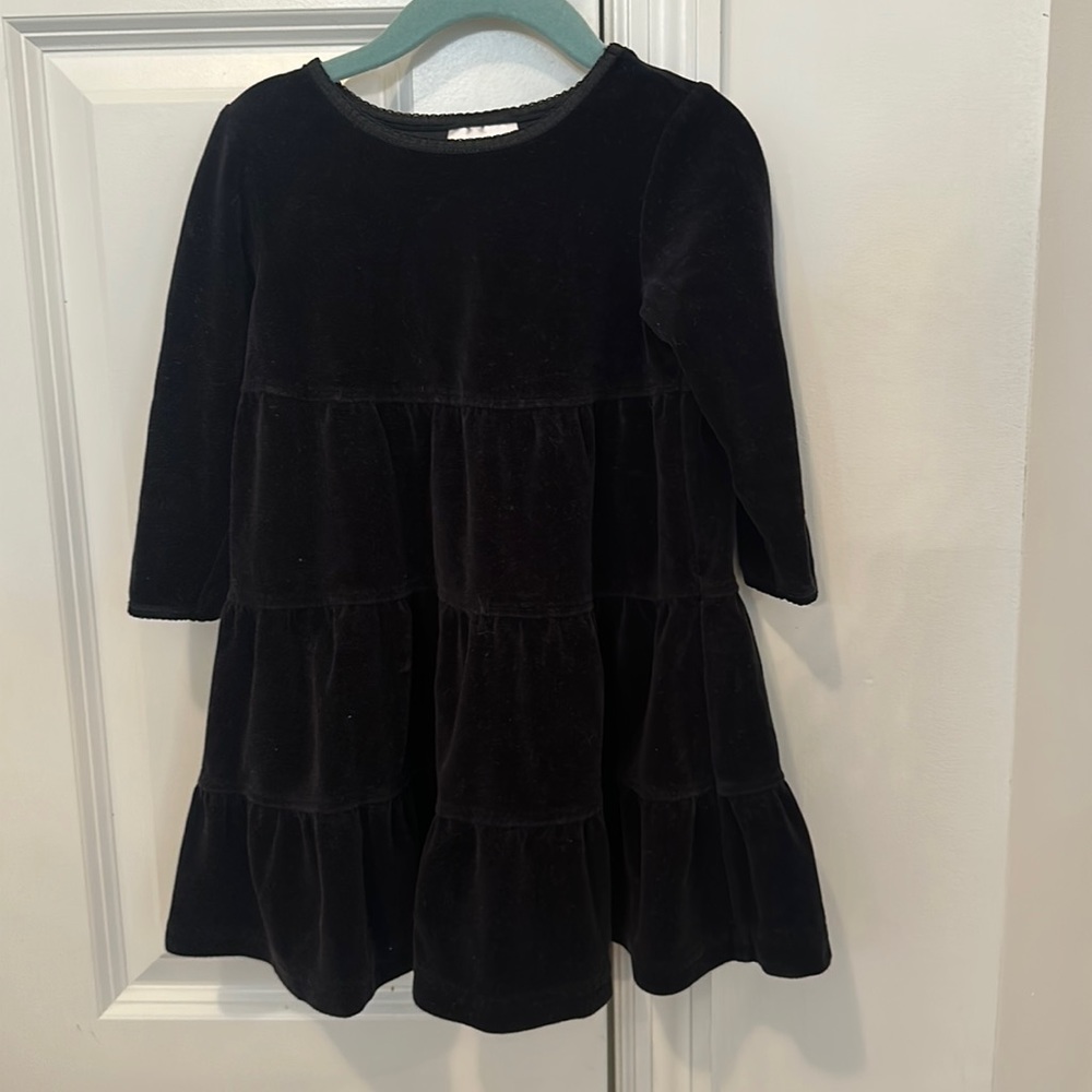 Hanna Andersson toddler girl velvet dress